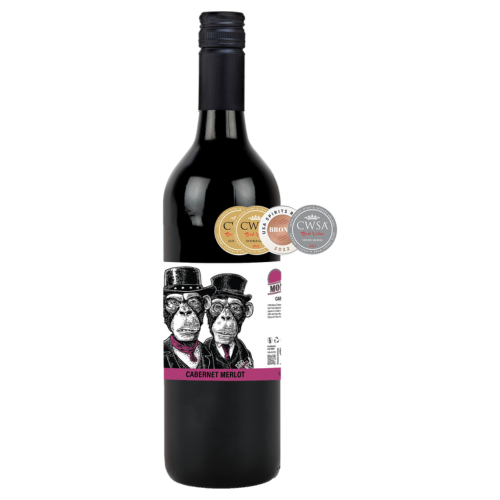 2021 | 2 Monkeys Cabernet Merlot | Award winning | 5 Star Winery (12 Bottles)