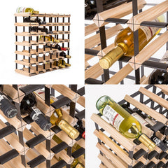 Cheaper Buy The Dozen Home & Garden > Kitchenware La Bella 42 Bottle Timber Wine Rack Storage Cellar Organiser Buy Cheap Wine Online