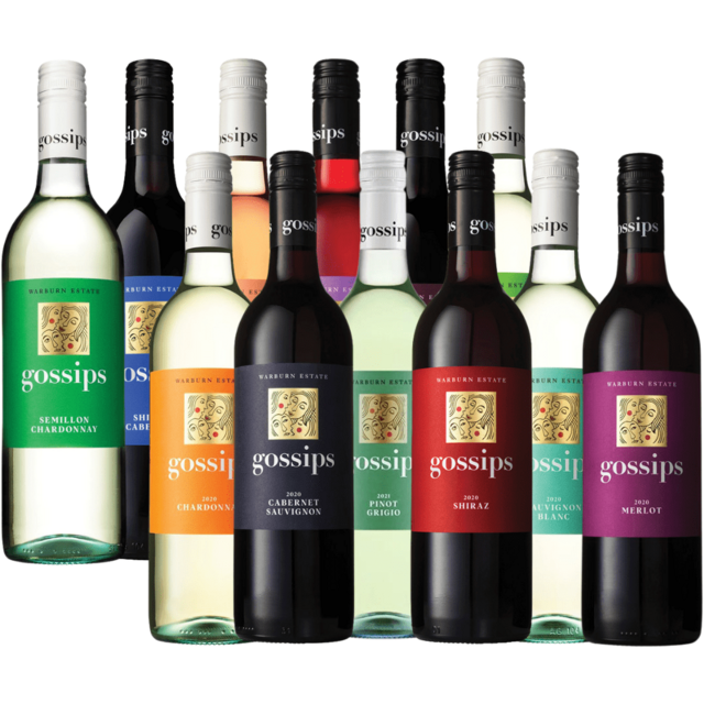 Cheaper Buy The Dozen Mixed Wine Mixed Dozen | Gossips Tasters Dozen | Wine of Australia (12 Bottles) Buy Cheap Wine Online